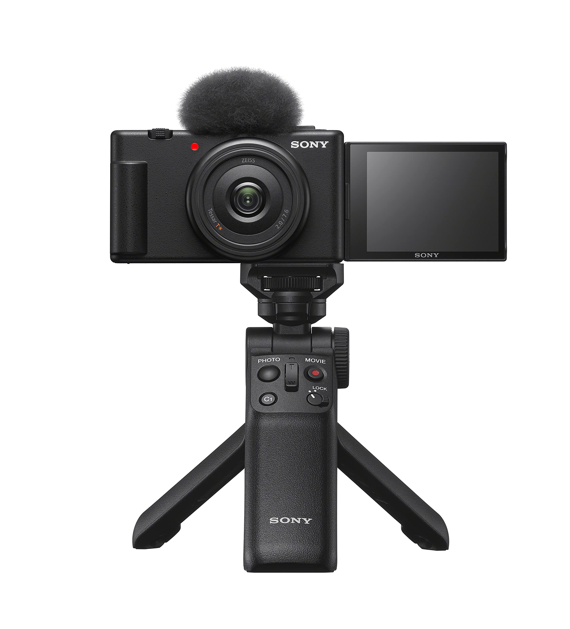 Sony ZV-1F Vlog Camera for Content Creators and Vloggers (Black
